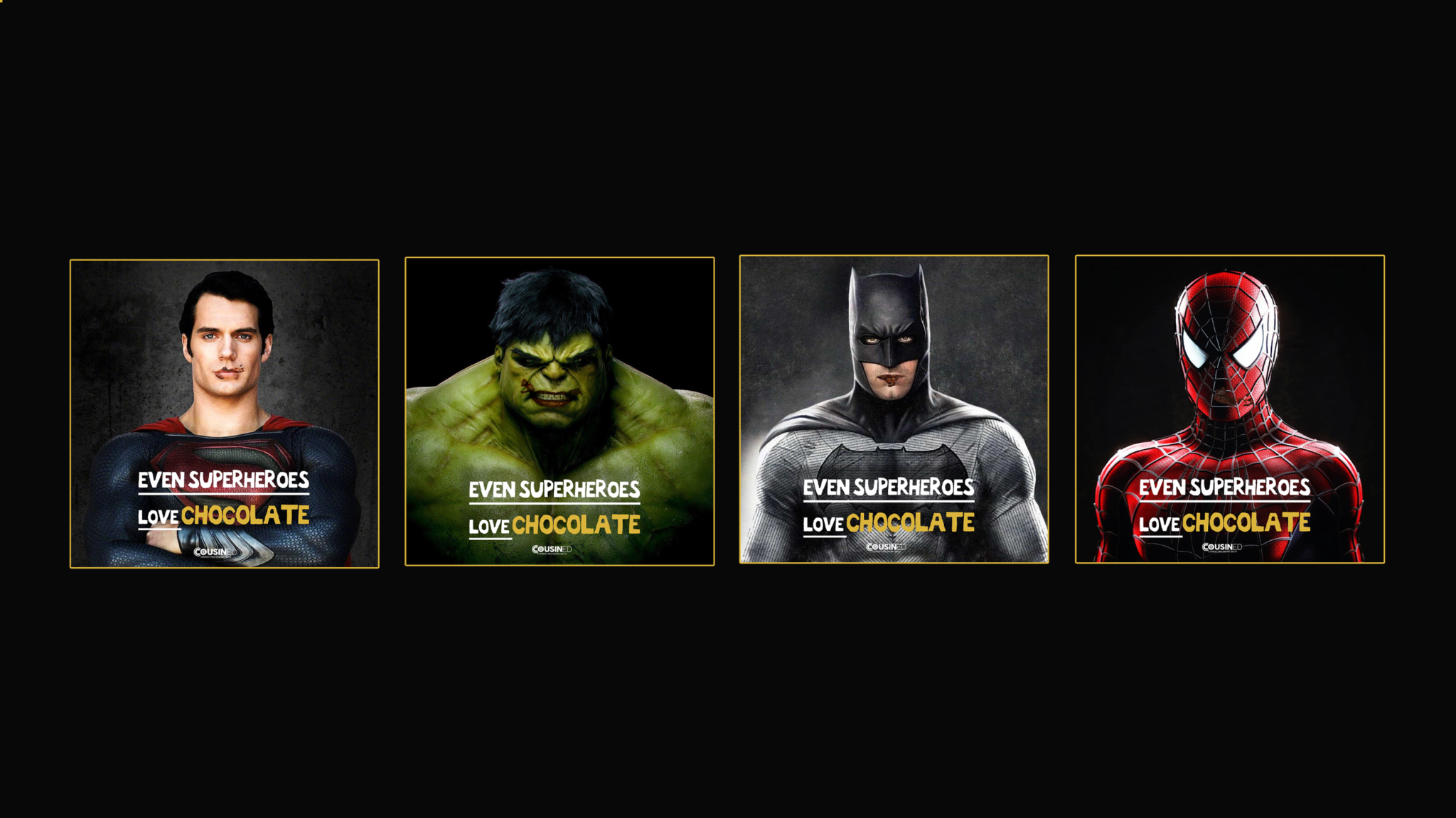 World-Chocolate-Day with super heros